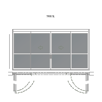 Dura-Care 7000TL 4-panel bi-part drawing thumbnail.