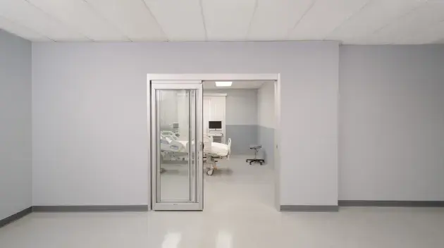 ICU door open