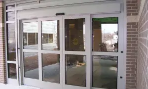 A blast resistant door.