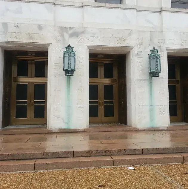 front of government building