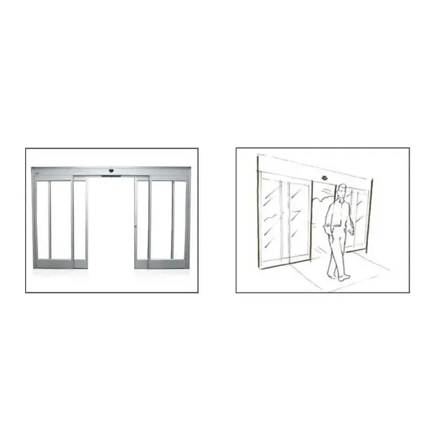 A diagram of the dura-glide greenstar door.