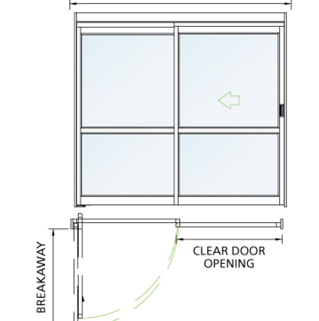 door opening rendering