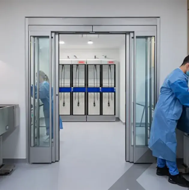 Telescoping Sliding Door