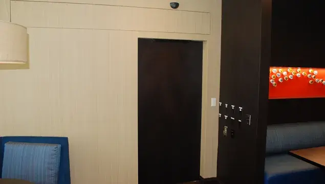 A dura glide utility door.