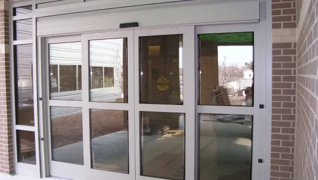 A blast resistant door.