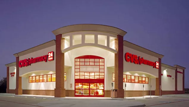 A set of dura glide doors at CVS.