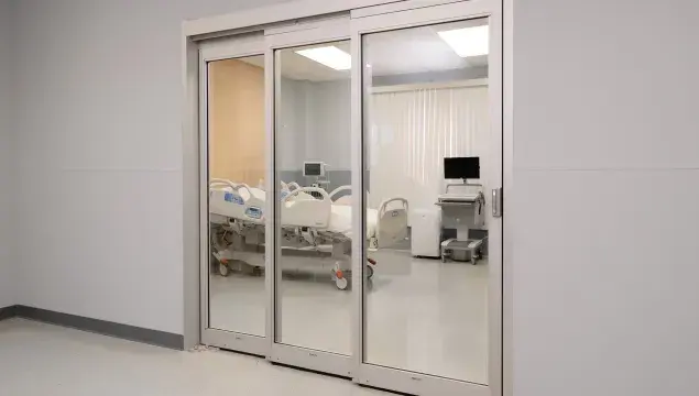 3 panel telescoping ICU door